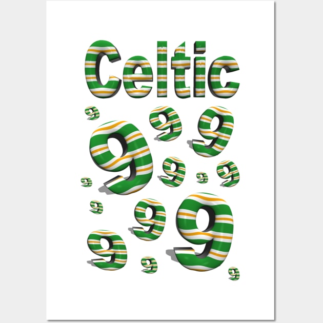 Celtic 9 in a row Wall Art by Grant's Pics